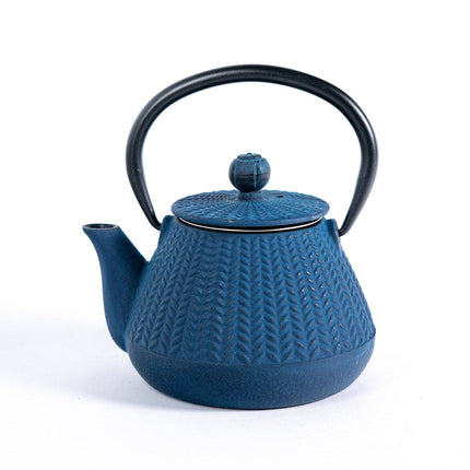 10oz Cast Iron Tea Pot Tokusa Blue (1/12)
