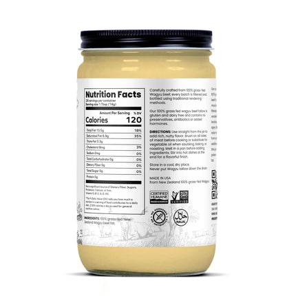 Grass Fed Wagyu Beef Tallow