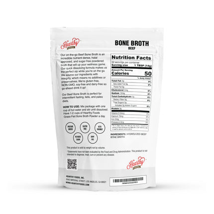 Beef Bone Broth Instant Beverage Mix