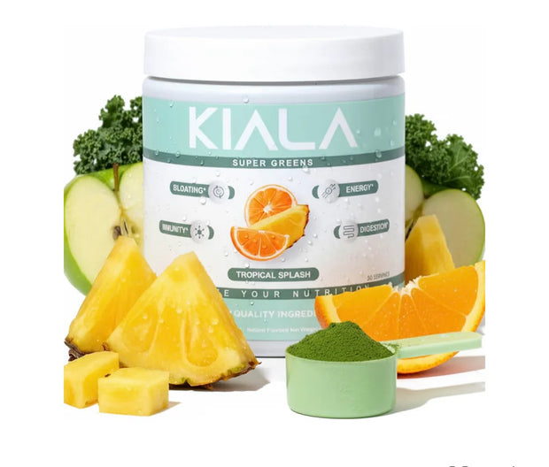 Kiala Nutrition Super Greens, Organic Greens Powder