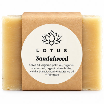 Natural Organic Bar Soaps- Coconut oil, Shea butter, organic Shea Butter, organic palm oil