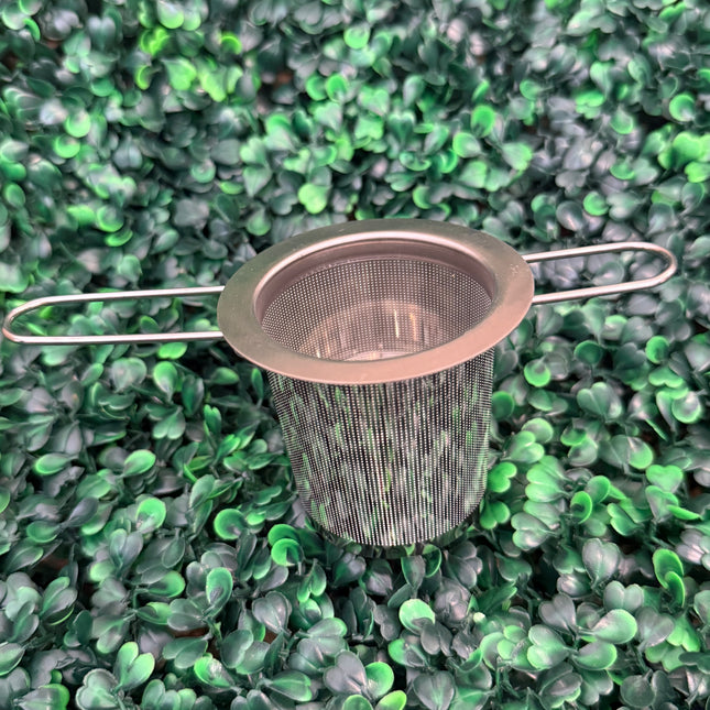 Tea Strainer- Stainless steel, fine stainless mesh, for cup or pot