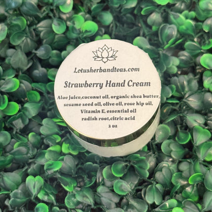 Organic Strawberry Hand Cream (2 oz)