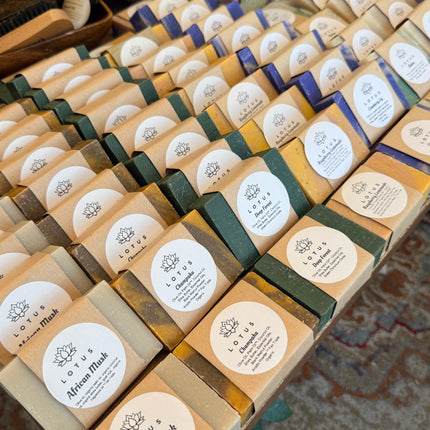 Natural Organic Bar Soaps- Coconut oil, Shea butter, organic Shea Butter, organic palm oil