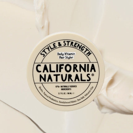 California Naturals Daily Vitamin Hair Styler Cream - Biotin, Sandalwood, Volcano Clay, Sea Salt, Probiotics