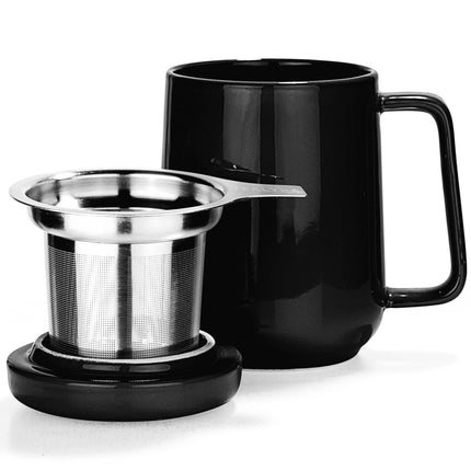 Peak Porcelain Ceramic Mug With Metal Infuser 19oz